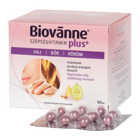 Biovanne Plus szépség vitamin kapszula 90x